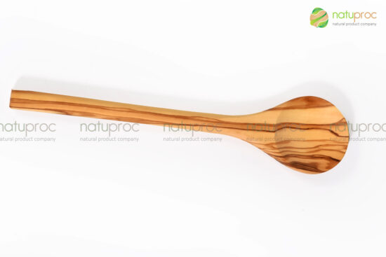 Olivewood Round spoon natuproc