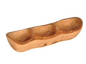 Olivewood-Three-section-Rustic-Dish