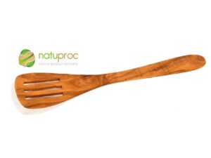 olivewood Slotted Spatula natuproc
